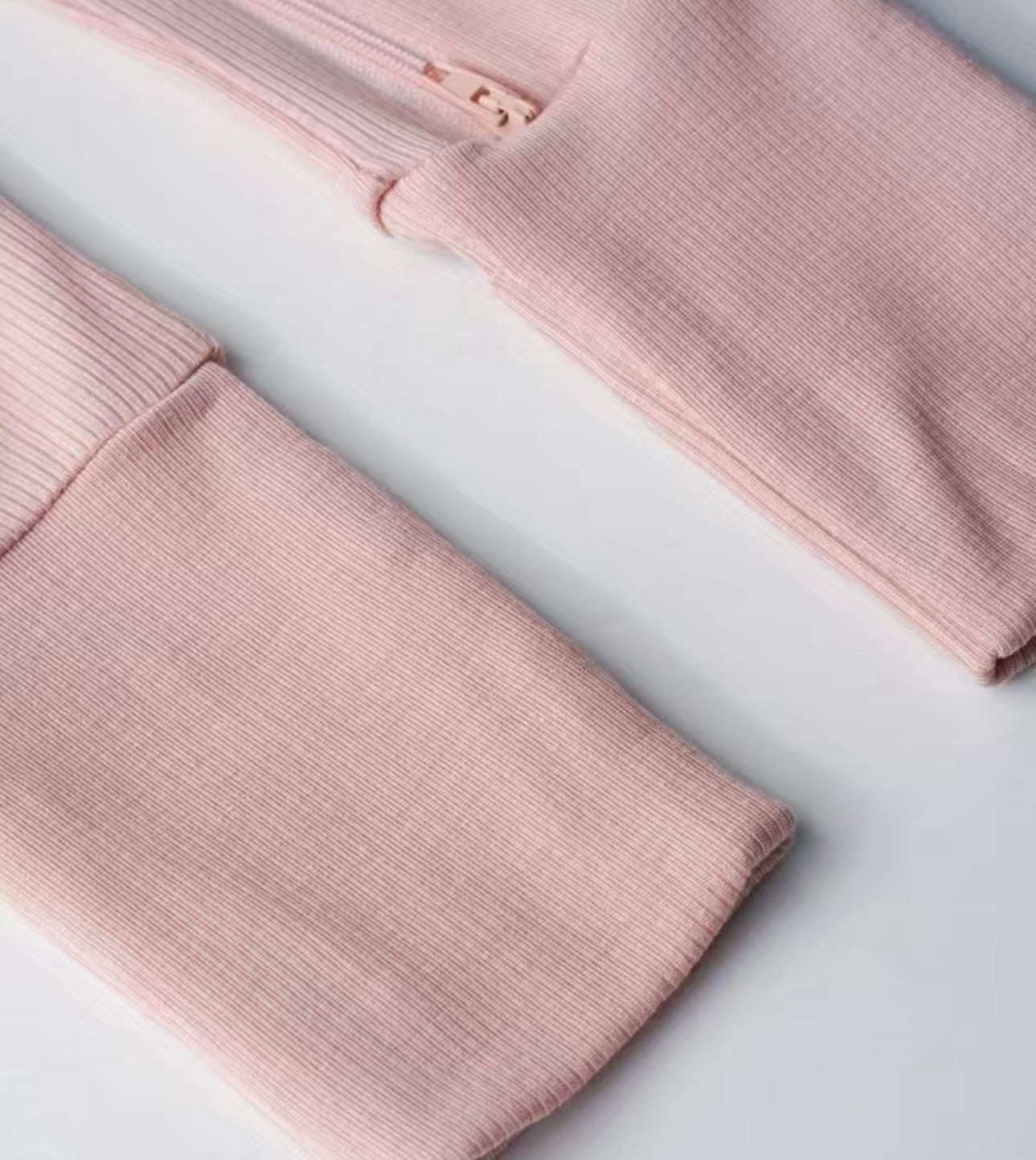 Ribbed Bamboo Pajamas - Pink