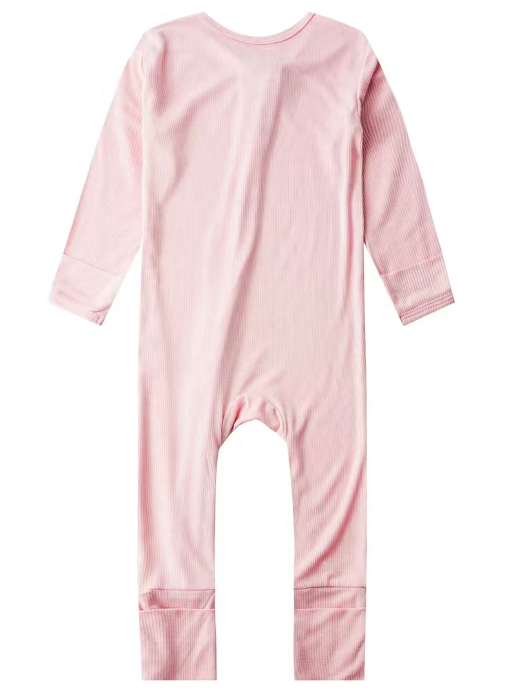 Ribbed Bamboo Pajamas - Pink