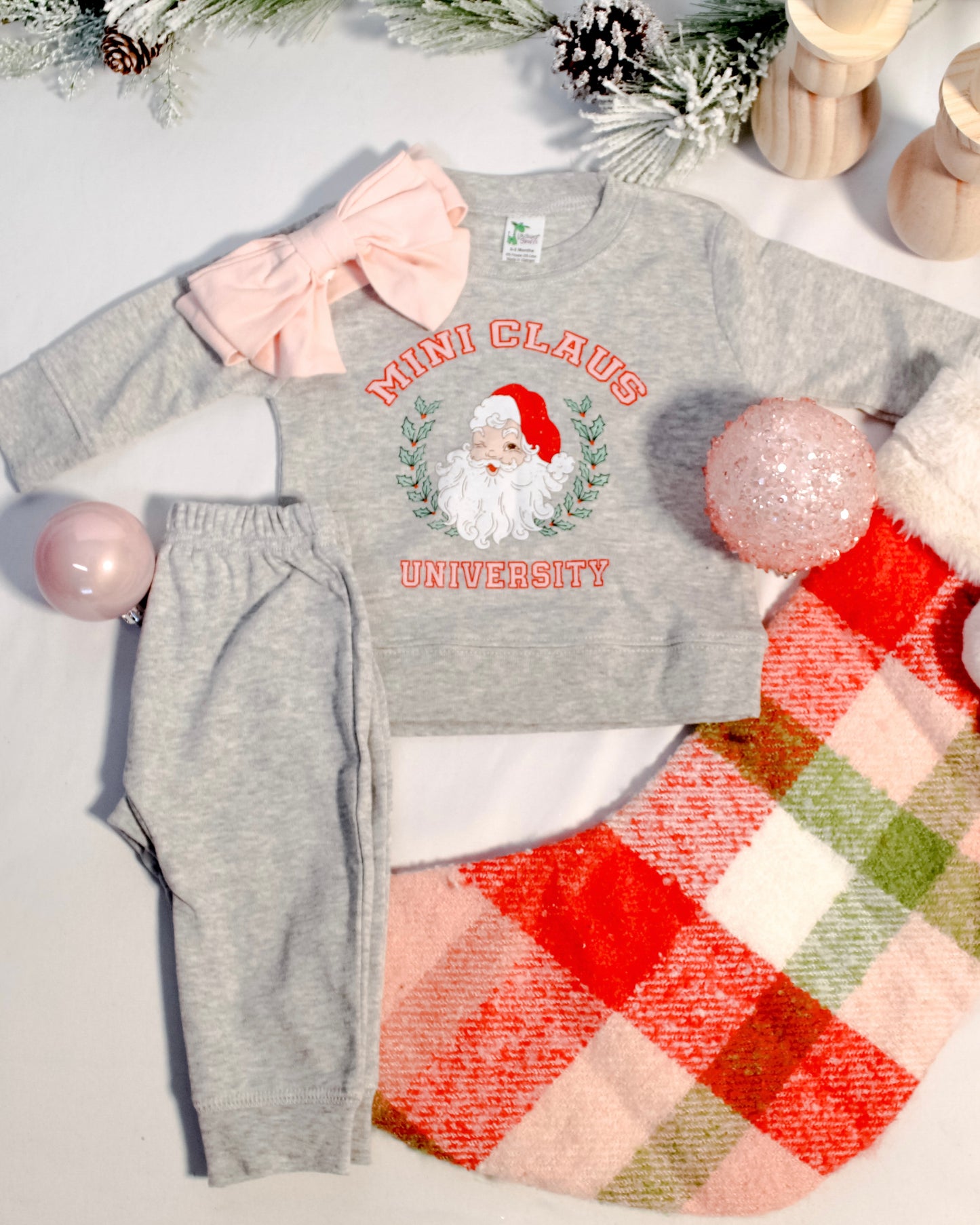 Mini Claus University Pullover - Baby