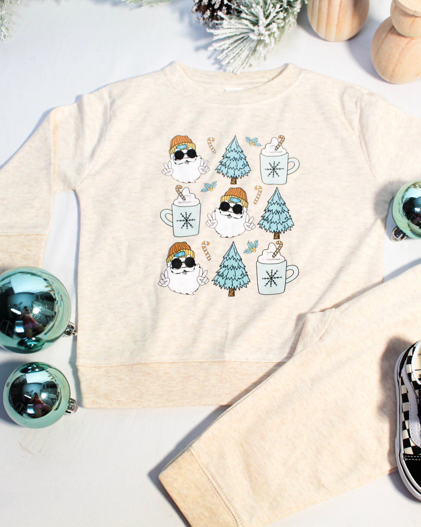 Cool Santa Sweatshirt - Toddler + Kid