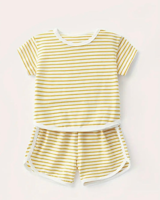 Striped Summer Set - Yellow