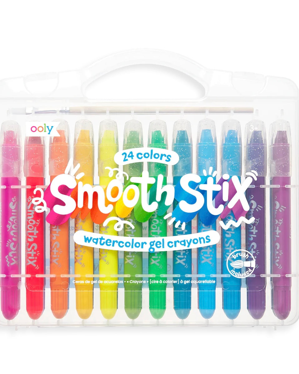 Smooth Stix Watercolor Gel Crayons - Set of 24