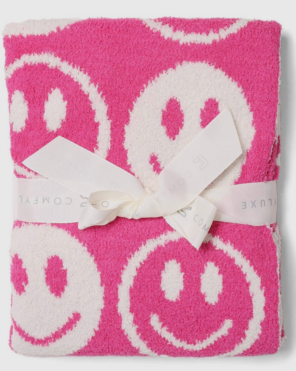 Smiley Kids Blanket - Pink