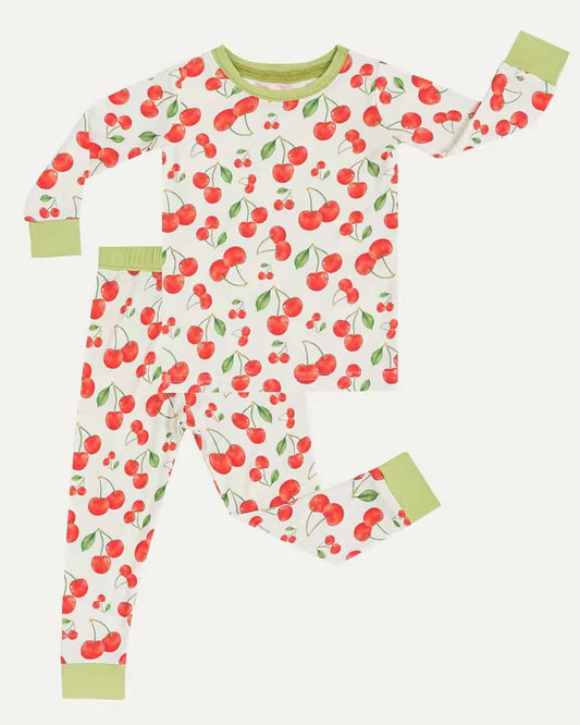 Cherry Bamboo 2pc Jammies